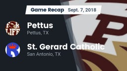 Recap: Pettus  vs. St. Gerard Catholic  2018