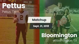 Matchup: Pettus  vs. Bloomington  2018