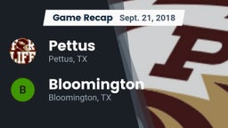 Recap: Pettus  vs. Bloomington  2018