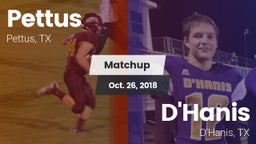 Matchup: Pettus  vs. D'Hanis  2018