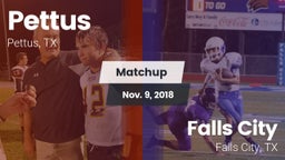 Matchup: Pettus  vs. Falls City  2018