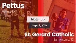 Matchup: Pettus  vs. St. Gerard Catholic  2019