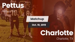 Matchup: Pettus  vs. Charlotte  2019