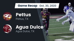 Recap: Pettus  vs. Agua Dulce  2020