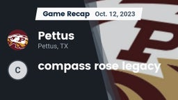 Recap: Pettus  vs. compass rose legacy 2023