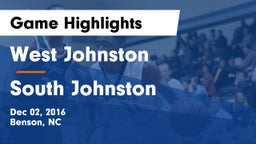 West Johnston  vs South Johnston Game Highlights - Dec 02, 2016
