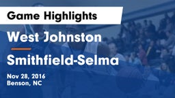 West Johnston  vs Smithfield-Selma Game Highlights - Nov 28, 2016