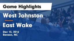 West Johnston  vs East Wake Game Highlights - Dec 13, 2016