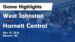 West Johnston  vs Harnett Central Game Highlights - Dec 15, 2016