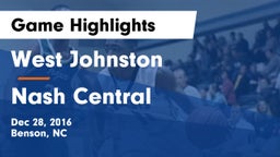 West Johnston  vs Nash Central  Game Highlights - Dec 28, 2016