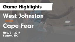 West Johnston  vs Cape Fear  Game Highlights - Nov. 21, 2017