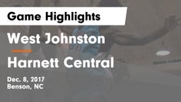 West Johnston  vs Harnett Central Game Highlights - Dec. 8, 2017