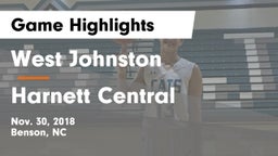 West Johnston  vs Harnett Central Game Highlights - Nov. 30, 2018