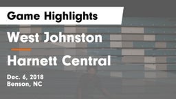 West Johnston  vs Harnett Central Game Highlights - Dec. 6, 2018