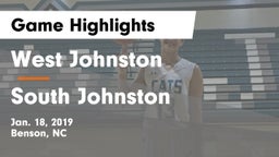 West Johnston  vs South Johnston  Game Highlights - Jan. 18, 2019