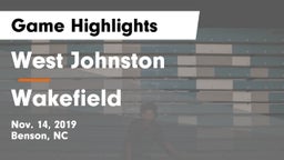 West Johnston  vs Wakefield  Game Highlights - Nov. 14, 2019