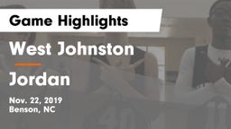 West Johnston  vs Jordan Game Highlights - Nov. 22, 2019
