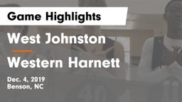 West Johnston  vs Western Harnett  Game Highlights - Dec. 4, 2019