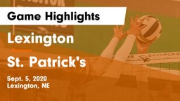 Lexington  vs St. Patrick's  Game Highlights - Sept. 5, 2020