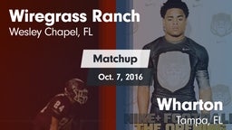 Matchup: Wiregrass Ranch vs. Wharton  2016