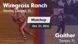 Matchup: Wiregrass Ranch vs. Gaither  2016