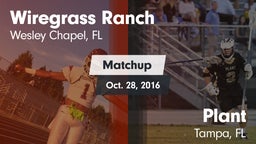 Matchup: Wiregrass Ranch vs. Plant  2016
