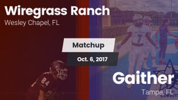 Matchup: Wiregrass Ranch vs. Gaither  2017