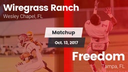 Matchup: Wiregrass Ranch vs. Freedom  2017