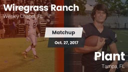 Matchup: Wiregrass Ranch vs. Plant  2017
