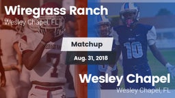Matchup: Wiregrass Ranch vs. Wesley Chapel  2018