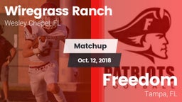 Matchup: Wiregrass Ranch vs. Freedom  2018