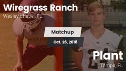 Matchup: Wiregrass Ranch vs. Plant  2018