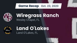 Recap: Wiregrass Ranch  vs. Land O'Lakes  2020