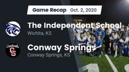 Recap: The Independent School vs. Conway Springs  2020