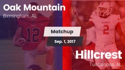 Matchup: Oak Mountain High vs. Hillcrest  2017