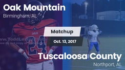 Matchup: Oak Mountain High vs. Tuscaloosa County  2017