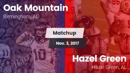 Matchup: Oak Mountain High vs. Hazel Green  2017
