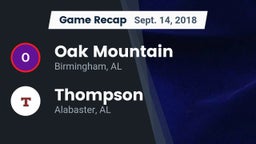 Recap: Oak Mountain  vs. Thompson  2018