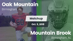 Matchup: Oak Mountain High vs. Mountain Brook  2018