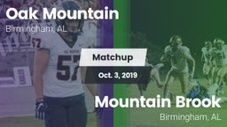 Matchup: Oak Mountain High vs. Mountain Brook  2019