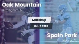 Matchup: Oak Mountain High vs. Spain Park  2020