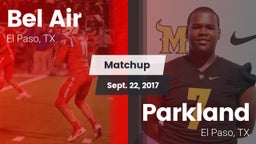 Matchup: Bel Air  vs. Parkland  2017