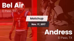Matchup: Bel Air  vs. Andress  2017