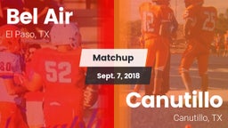 Matchup: Bel Air  vs. Canutillo  2018