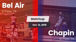 Matchup: Bel Air  vs. Chapin  2018