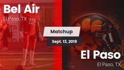 Matchup: Bel Air  vs. El Paso  2019