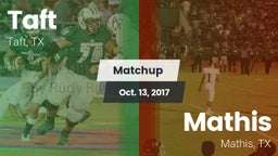 Matchup: Taft  vs. Mathis  2017