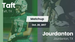 Matchup: Taft  vs. Jourdanton  2017