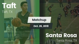 Matchup: Taft  vs. Santa Rosa  2018