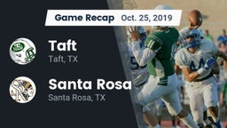 Recap: Taft  vs. Santa Rosa  2019